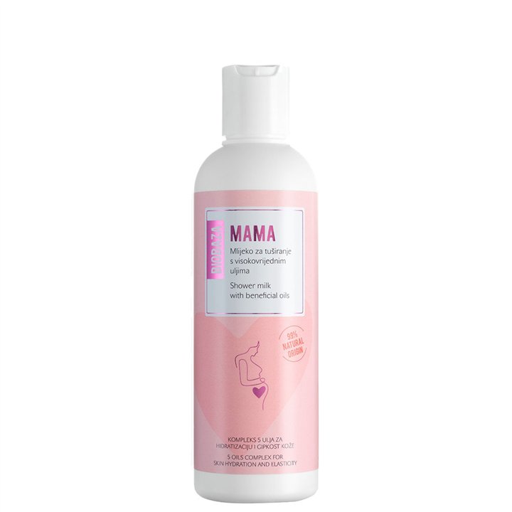 Biobaza, Mama, Natural Ingredients, Anti-Stretch Marks, Shower Cream, 200 ml - Teknashop Ltd