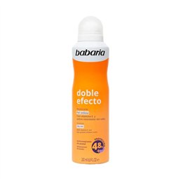 Babaria, Double Effect, Softening & Smoothing, Deodorant Spray, For Women, 200 ml - Teknashop Ltd