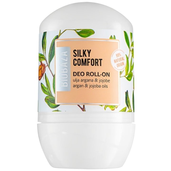 Biobaza, Silky Comfort, Natural Ingredients, Refreshing & Protecting, Fresh & Clean, Deodorant Roll-On, For Women, 50 ml - Tekna