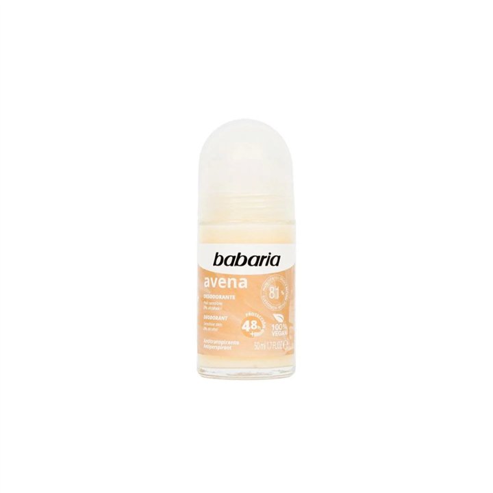 Babaria, Avena, 48h Protection, Deodorant Roll-On, For Women, 50 ml - Teknashop Ltd