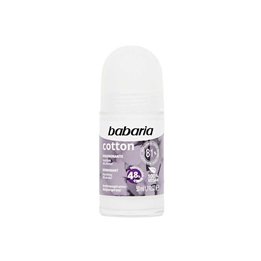 Babaria, Cotton, 48h Protection, Deodorant Roll-On, For Women, 50 ml - Teknashop Ltd