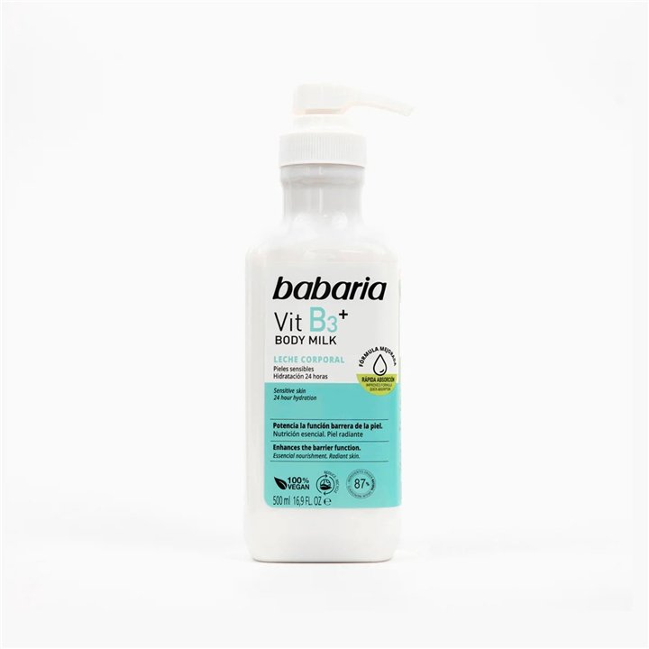 Babaria, Vitamin C, Boosts Radiance, Body Milk, Daily, 500 ml - Teknashop Ltd