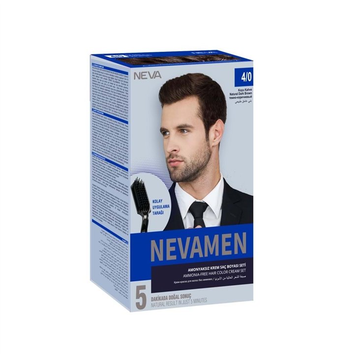 Neva, Nevamen, Semi-Permanent Hair Dye, 4/0 , 150 ml - Teknashop Ltd