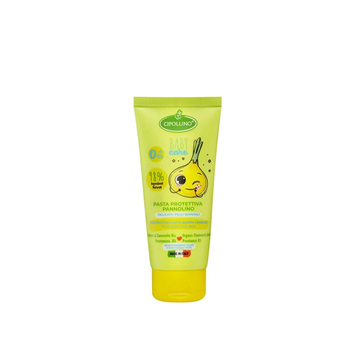 Cipollino, Protective Pasta, Protecting, Day & Night, Cream, Nappy Area, 100 ml - Teknashop Ltd