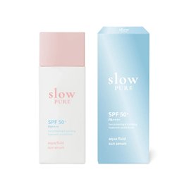 Slowpure, Aqua Fluid Sun, Protecting, Day, Serum, For Face, SPF 50, 50 ml - Teknashop Ltd