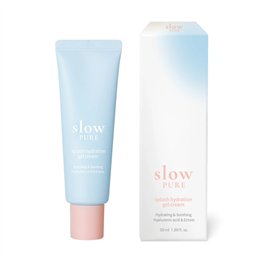 Slowpure, Splash Hydration, Hydrating & Soothing, Day & Night, Gel Cream, For Face, 50 ml - Teknashop Ltd