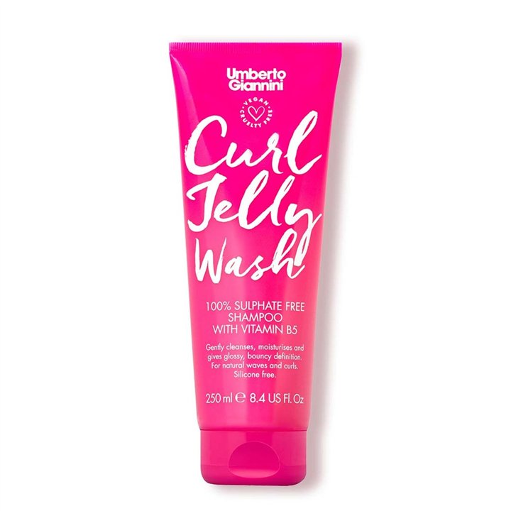Umberto Giannini, Curl Jelly, Vegan & Sulfate-Free, Hair Shampoo, Curl Defining, 250 ml - Teknashop Ltd