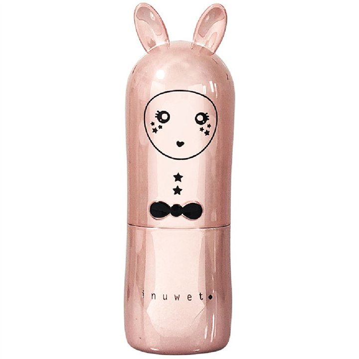 Inuwet, French Cake, Vegan & Natural Ingredients, Hydrating & Conditioning, Lip Balm, Nude Pink, 3.5 g - Teknashop Ltd