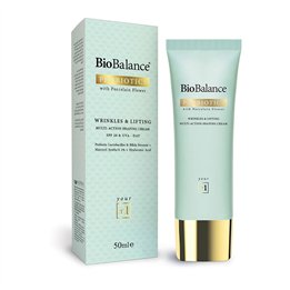 Bio Balance, Wrinkle & Lifting Multi-Action Shaping, Firming & Anti-Wrinkle, Day, Cream, For Face & Neck, SPF 20, 50 ml - Teknas