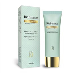 Bio Balance, Wrinkle & Lifting Restorative, Firming & Anti-Wrinkle, Night, Cream, For Face & Neck, 50 ml - Teknashop Ltd