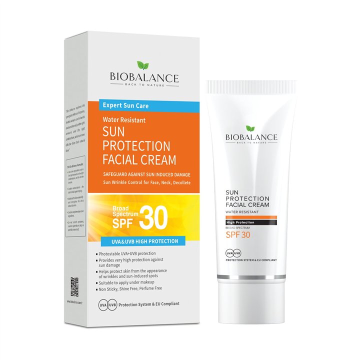 Bio Balance, Sun Protection, Anti-Wrinkle, Before Makeup, Cream, Face, SPF 30, 75 ml - Teknashop Ltd