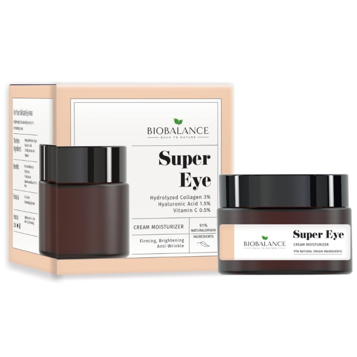 Bio Balance, Super Eye, Hydrating, Firming & Brightening, Day & Night, Eye Cream, 20 ml - Teknashop Ltd