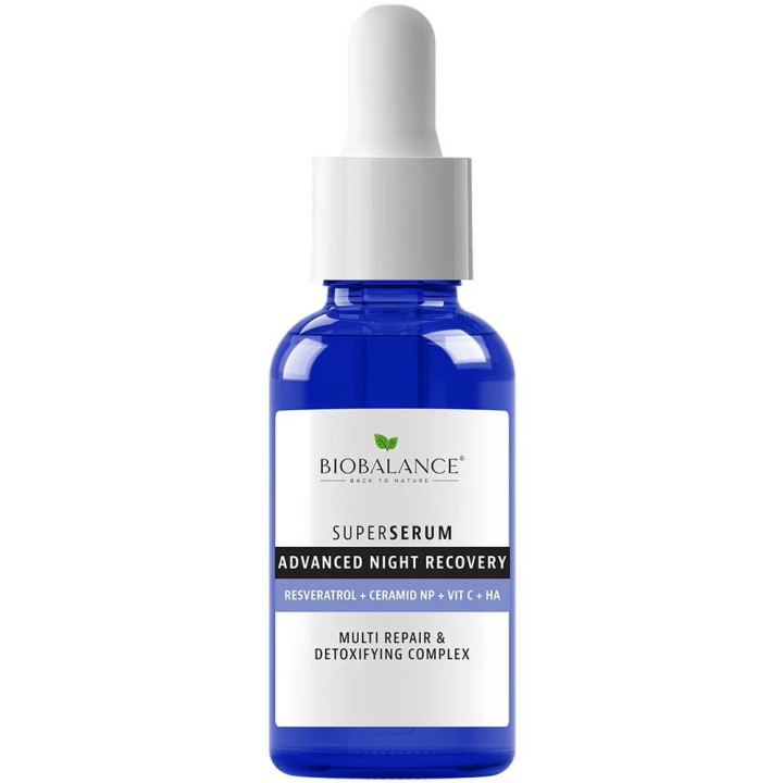 Bio Balance, Advanced Night Recovery, Repairing & Brightening, Day & Night, Serum, For Face, 30 ml - Teknashop Ltd