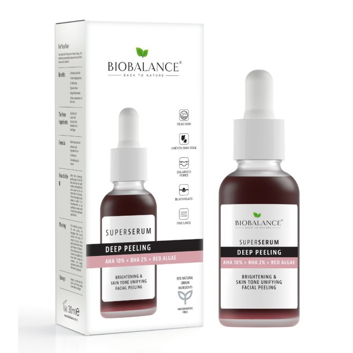 Bio Balance, Deep Peeling, Exfoliating Serum, 30 ml - Teknashop Ltd