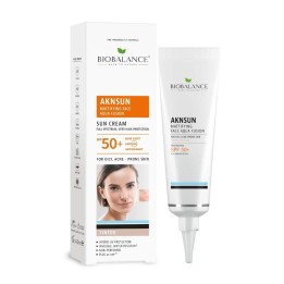 Bio Balance, Aknsun, Mattifying & Protecting, Cream, For Face, SPF 50, 40 ml - Teknashop Ltd