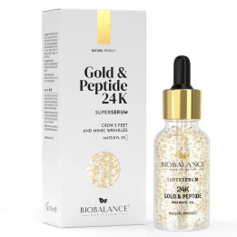 Bio Balance, Gold & Peptide 24K, Firming & Anti-Wrinkle, Day & Night, Serum, For Eye & Lip Contour, 30 ml - Teknashop Ltd