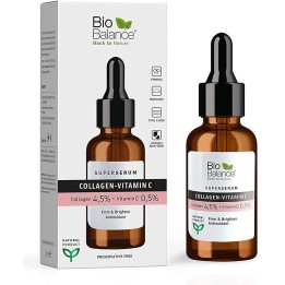 Bio Balance, Collagen-Vitamin C, Firming & Brightening, Day & Night, Serum, For Face, 30 ml - Teknashop Ltd