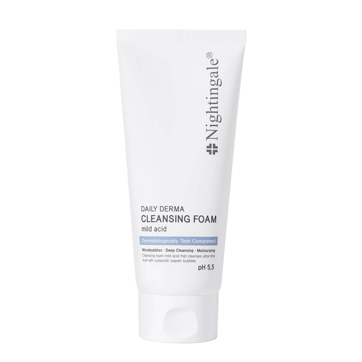 Nightingale, Daily Derma, Cleansing & Hydrating, Cleansing Foam, 140 ml - Teknashop Ltd
