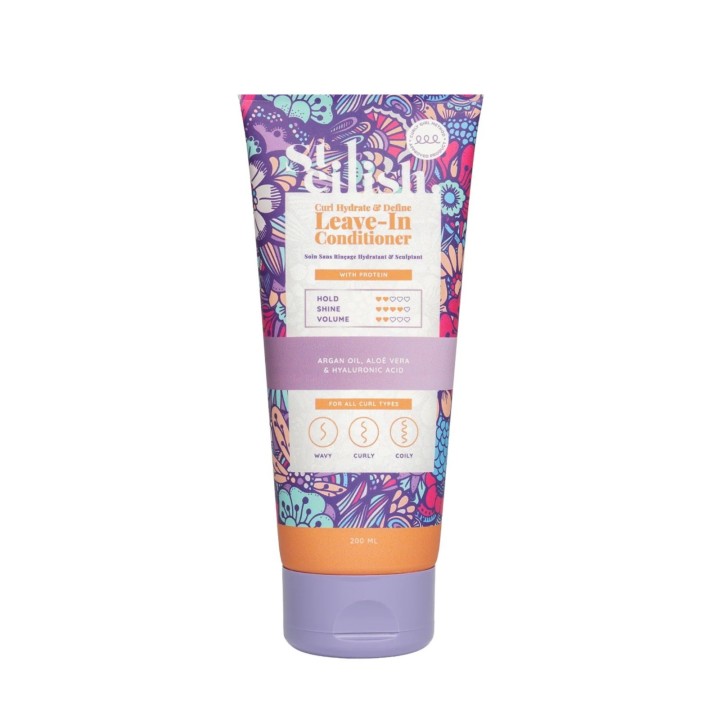 Steilish, Curl Hydrate & Define, Hair Leave-In Conditioner, Hydrating & Defining, 200 ml - Teknashop Ltd