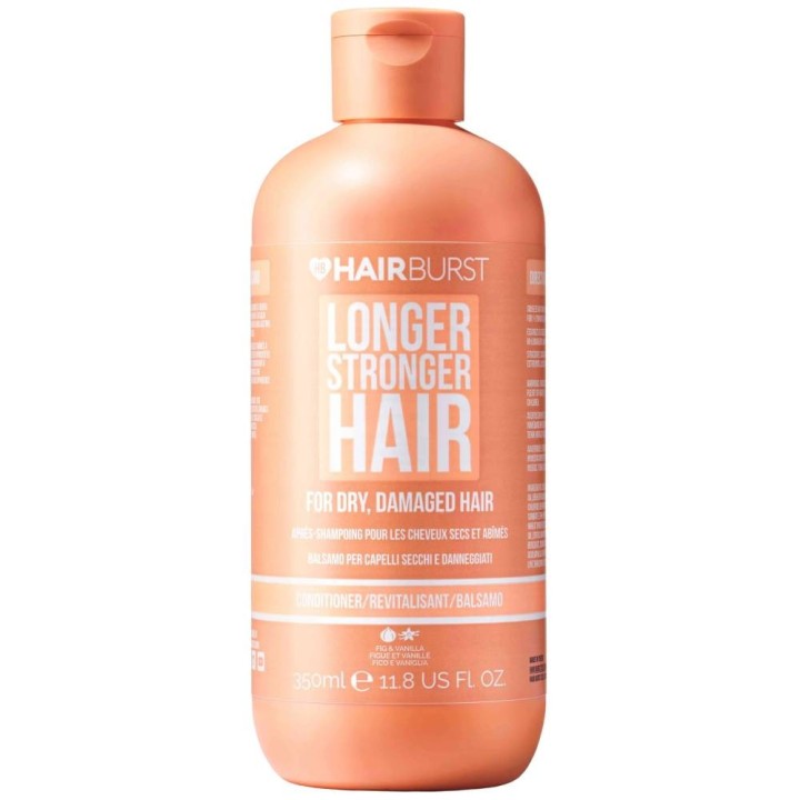 Hairburst, Longer Stonger, Natural Ingredients, Hair Conditioner, Hydrating & Strengthening, 350 ml - Teknashop Ltd