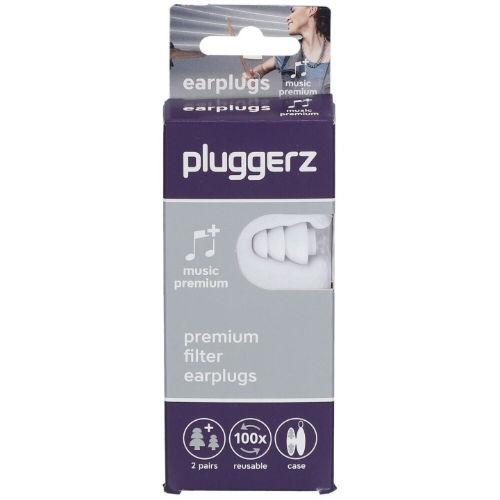 Pluggerz, Pro, Earplugs, 4 pcs - Teknashop Ltd