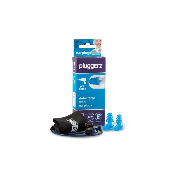 Pluggerz, Pro, Earplugs, Blue, 4 pcs - Teknashop Ltd