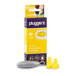 Pluggerz, Quiet, Earplugs, 4 pcs - Teknashop Ltd