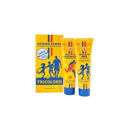 Set Tricolorii: Tricolorii, Stain Protection, Toothpaste, 100 ml + Tricolorii Kids, Whitening, Toothpaste, 100 ml - Teknashop Lt