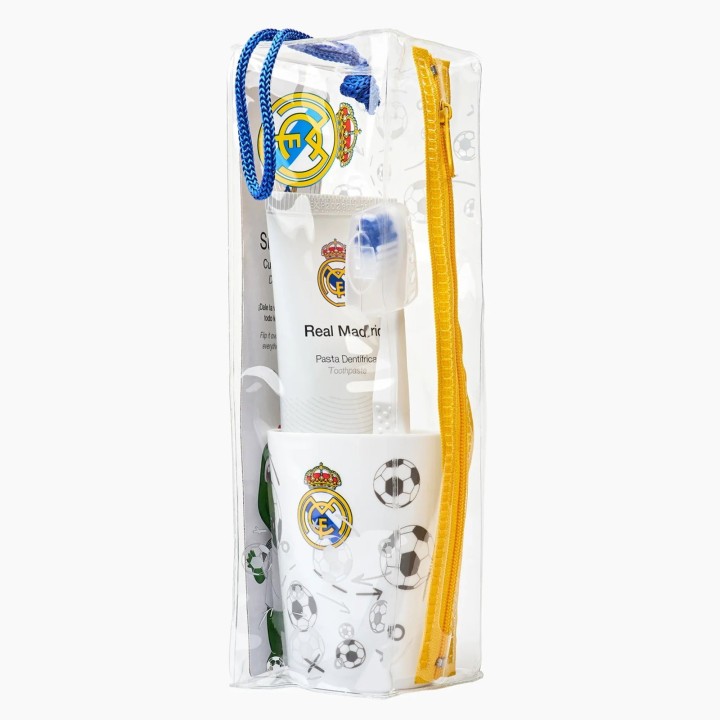 Set Real Madrid: Real Madrid, Toothbrush + Real Madrid, Toothpaste, 90 g + Real Madrid, None, None, Mugs & Cups, None, None + Re