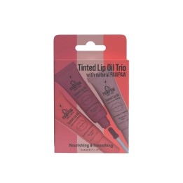Set Dr. PawPaw: Tinted, Nourishing, Lip Oil, Coral Crush, 8 ml + Tinted, Nourishing, Lip Oil, Berry Kiss, 8 ml + Tinted, Nourish