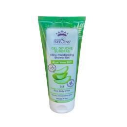Laboratoire Freesens, Freesens, Organic, Aloe Vera, Hydrating & Cleansing, Shower Gel, Face, Body & Hair, Dry & Sensitive, 200 m