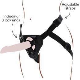 GET REAL - STRAP-ON HARNESS BLACK - D-234614 - Teknashop Ltd