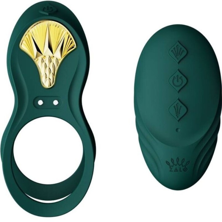 ZALO - BAYEK VIBRATING COUPLES RING GREEN - D-234649 - Teknashop Ltd