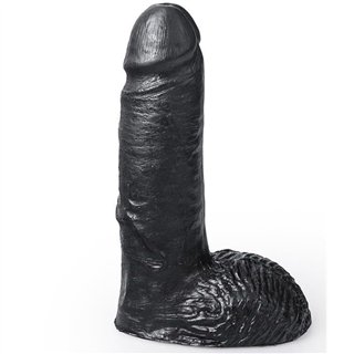 HUNG SYSTEM - DILDO BLACK COLOR MARCEL 17 CM - D-223109 - Teknashop Ltd