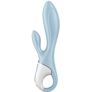 SATISFYER - AIR PUMP BUNNY 1 INFLATABLE RABBIT VIBRATOR BLUE - D-242808 - Teknashop Ltd