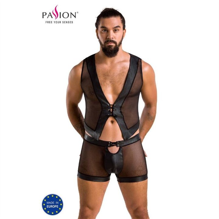 PASSION - 053 SET WILLIAM BLACK L/XL - D-233321 - Teknashop Ltd