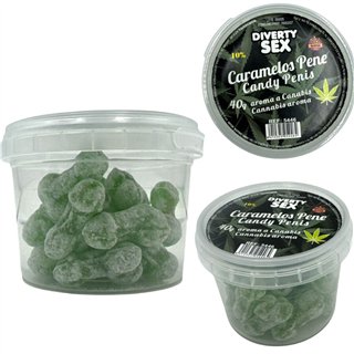 DIABLO GOLOSO - 20 CANNABIS AROMA PENIS CANDIES - D-244783 - Teknashop Ltd