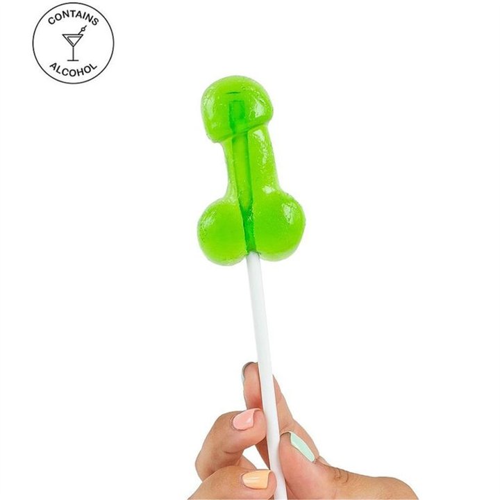 SECRETPLAY - COCK LOLLIPOP WITH ALCOHOL CAIPIRINHA - D-241224 - Teknashop Ltd