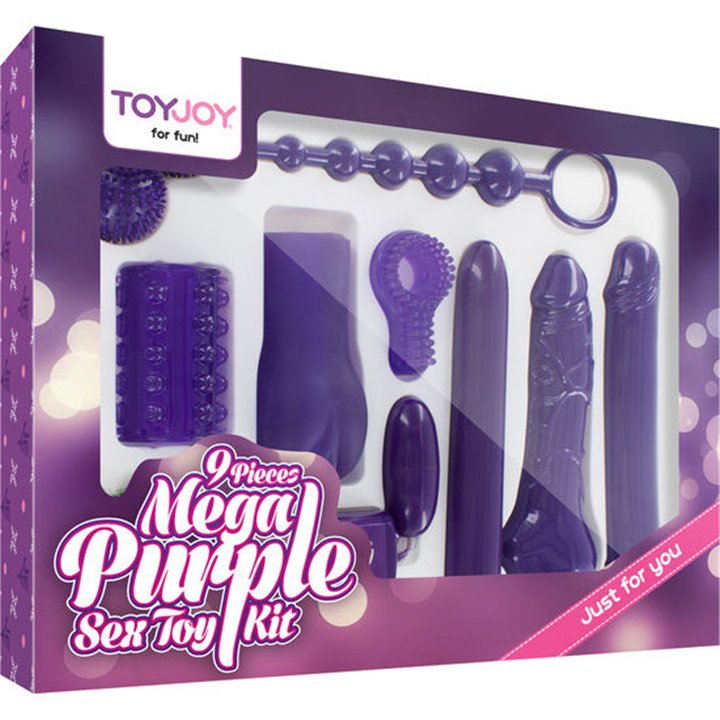 TOYJOY - JUST FOR YOU MEGA PURPLE SEX TOY KIT - D-222123 - Teknashop Ltd