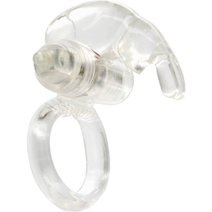 SEVEN CREATIONS - TRANSPARENT SILICONE VIBRATOR RING - D-221970 - Teknashop Ltd