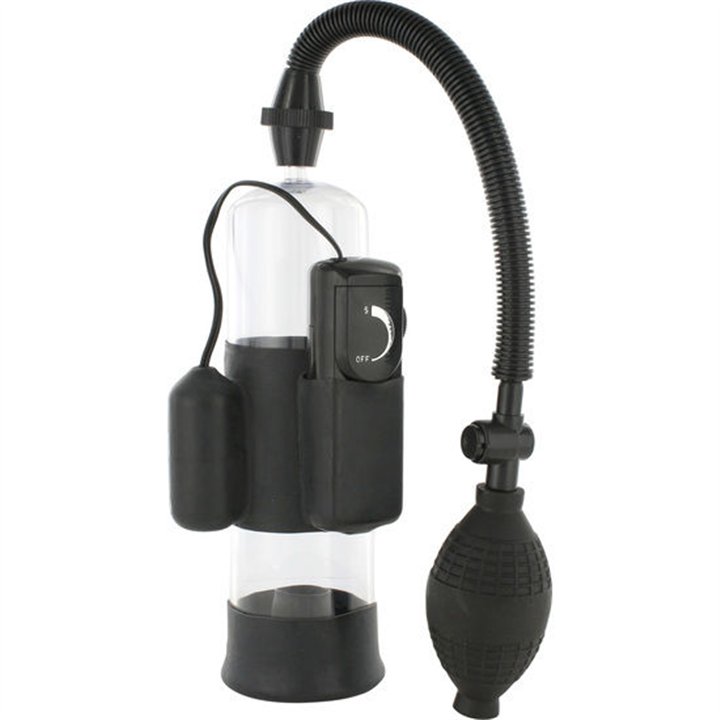 SEVEN CREATIONS - ERECTION PUMP FOR THE PENIS WITH VIBRATOR - D-225043 - Teknashop Ltd