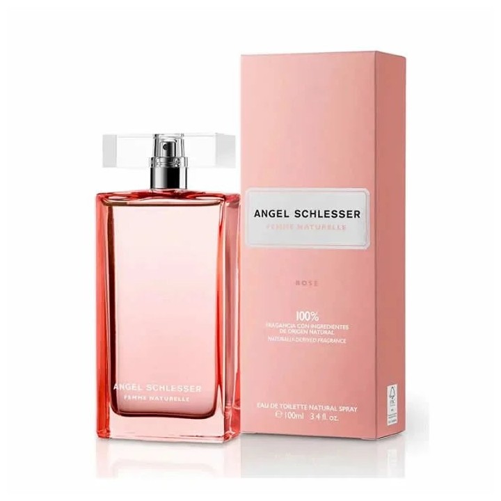 Angel Schlesser Femme Naturelle Rose Eau De Toilette Spray 100ml - unisex - Teknashop Ltd