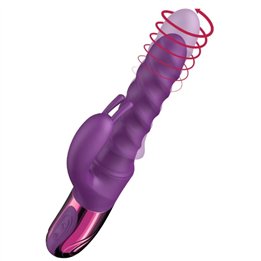 SHE.E.O - PURPLE RABBIT SWIRL VIBRATOR - D-246243 - Teknashop Ltd