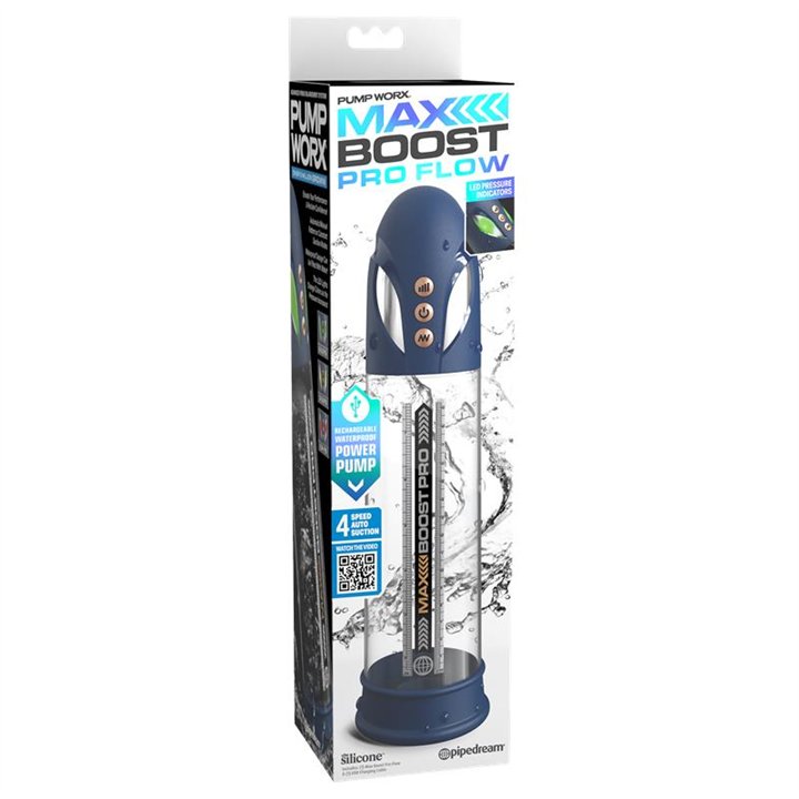 Automatic Stroker Max Boost Pro Flow Blue - PD-3250-25 - Teknashop Ltd