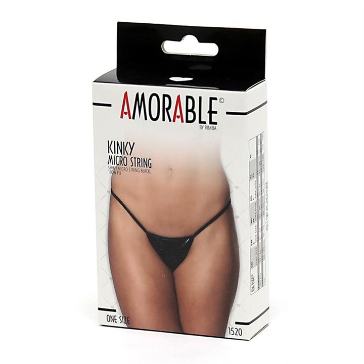 Micro Thong Black Size One Size - R1520 - Teknashop Ltd