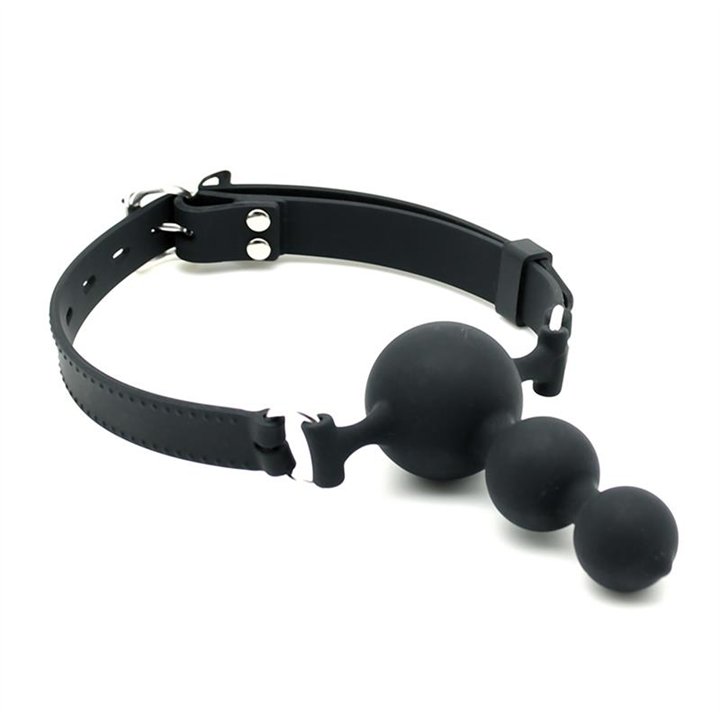Mouthgag with Plug Silicone - R9109 - Teknashop Ltd