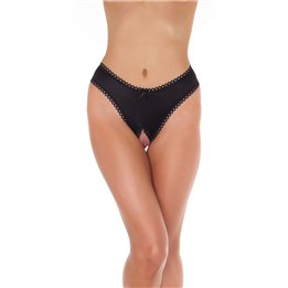 Open G-String Black One Size - R1203 - Teknashop Ltd