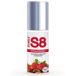 STIMUL8 - S8 STRAWBERRY LUBRICANT 125 ML - D-243723 - Teknashop Ltd