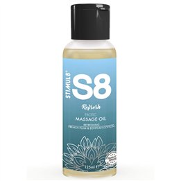 STIMUL8 - S8 REFRESH COTTON MASSAGE OIL 125 ML - D-243732 - Teknashop Ltd