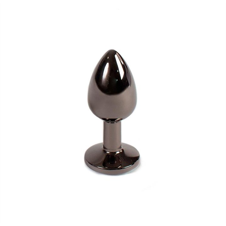 Butt Plug Gunmetal Size S - F6154C - Teknashop Ltd